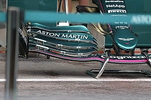 Aston Martin: c'è uno spigolo sul flap dell'ala anteriore
