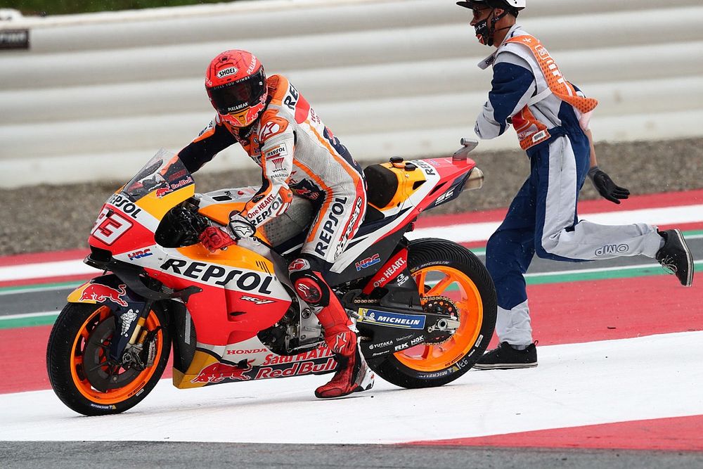 Marquez ha dovuto fare un'infiltazione per sopportare il dolore
