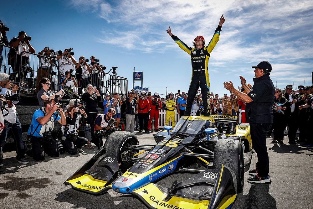 Herta gana en Laguna Seca seguido de Palou y O'Ward es 5°
