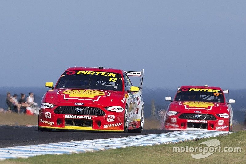 Fabian Coulthard, DJR Team Penske Ford, Scott McLaughlin, DJR Team Penske Ford