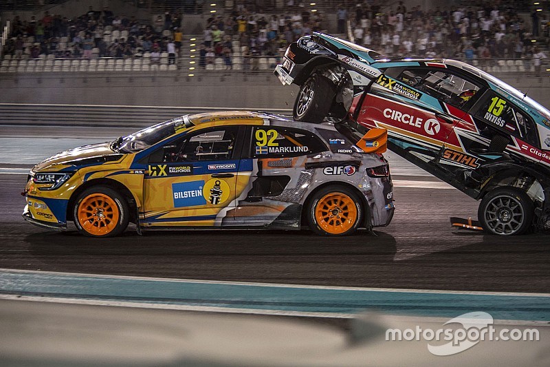 WRX Abu Dhabi: Spektakulärer Crash - Nitiss steigt Marklund auf's Dach