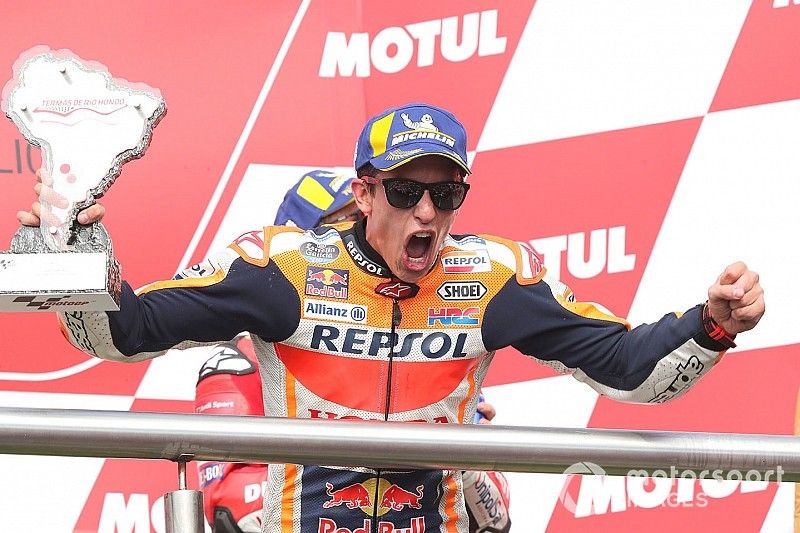 Podium : le vainqueur Marc Marquez, Repsol Honda Team