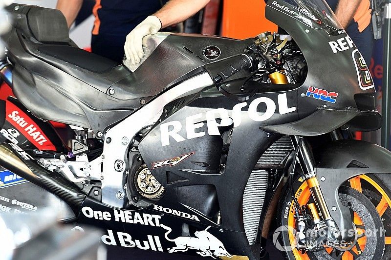 Repsol Honda Team, dettaglio della moto