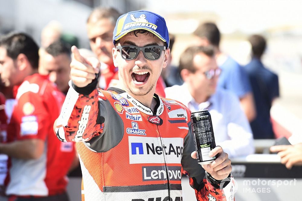 Pole position pour Jorge Lorenzo, Ducati Team