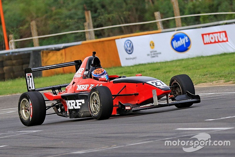 Chennai MRF F1600: Chatterjee converts pole to win