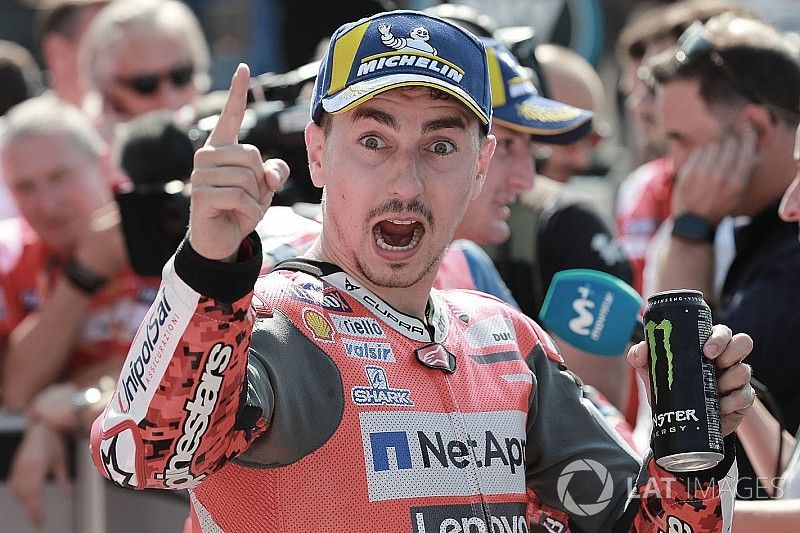 Polesitter Jorge Lorenzo, Ducati Team