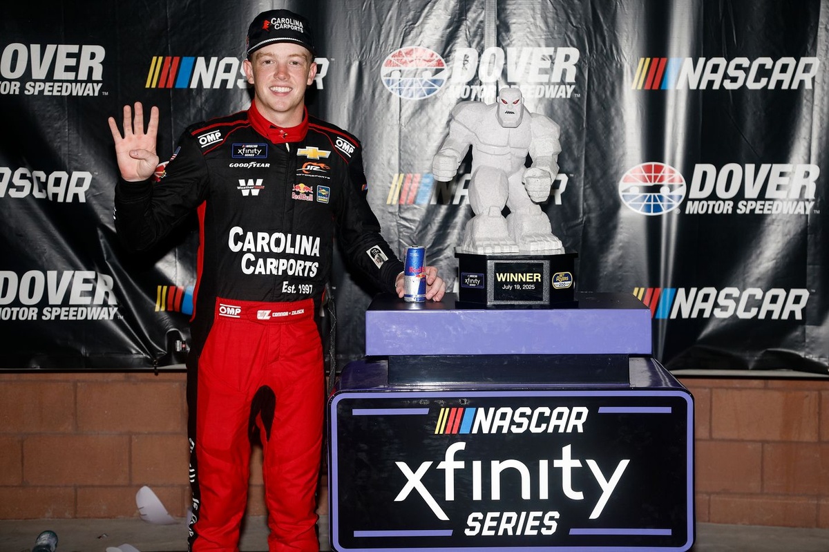 Connor Zilisch wins rain-shortened NASCAR Xfinity race at Dover thumbnail
