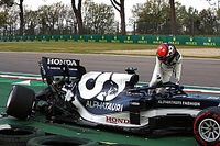 Tsunoda’s gearbox broke in half in Imola Q1 crash