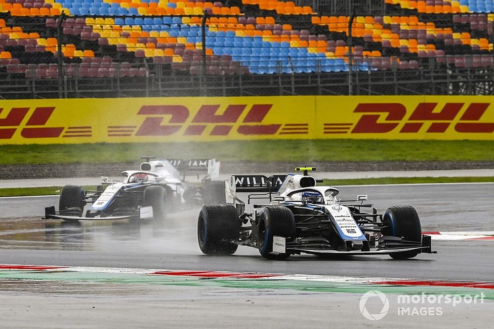 Nicholas Latifi, Williams FW43, George Russell, Williams FW43