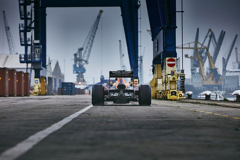 Max Verstappen and Alexander Albon, Red Bull Racing