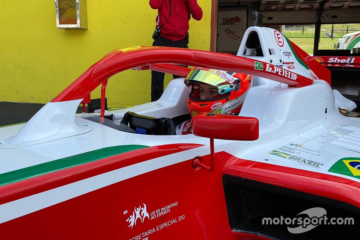 Gianluca Petecof volta da quarentena e domina treinos da F3 Regional Europa em Mugello