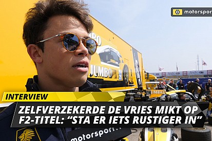 Zelfverzekerde De Vries mikt op F2-titel: "Sta er rustiger in"