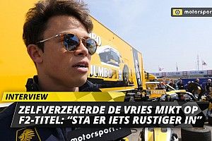 Zelfverzekerde De Vries mikt op F2-titel: "Sta er rustiger in"
