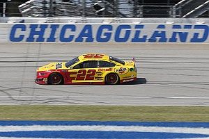 Joey Logano leads final Cup practice at Chicagoland