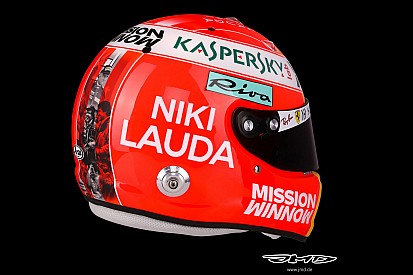 Le casque hommage de Vettel pour Lauda à Monaco