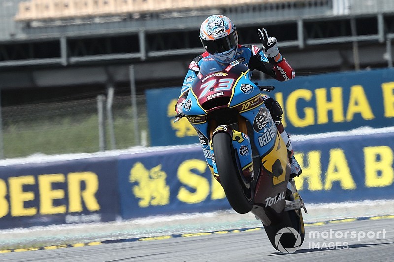 Moto2 Barcelona: Marquez voltooit hattrick, Bendsneyder P18
