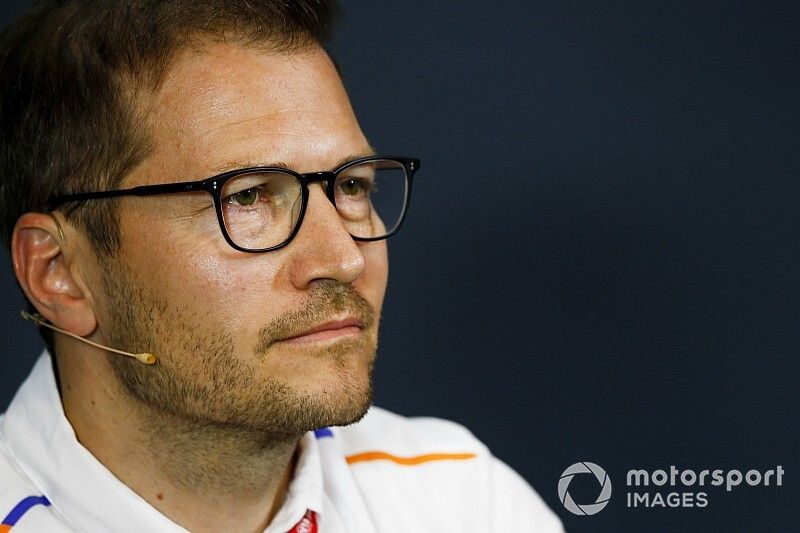 Andreas Seidl, Team Principal, McLaren, in the team principals Press Conference