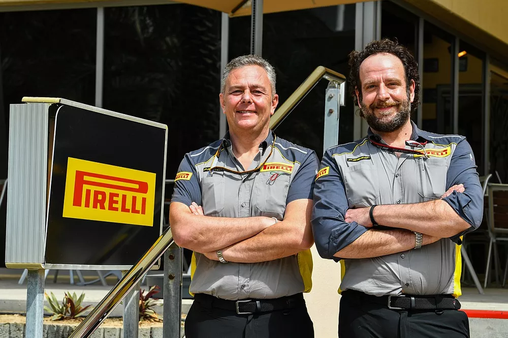 Matteo Bonciani, Responsabile Comunicazione Pirelli Motorsport, Mario Isola, Responsabile Racing Pirelli Motorsport