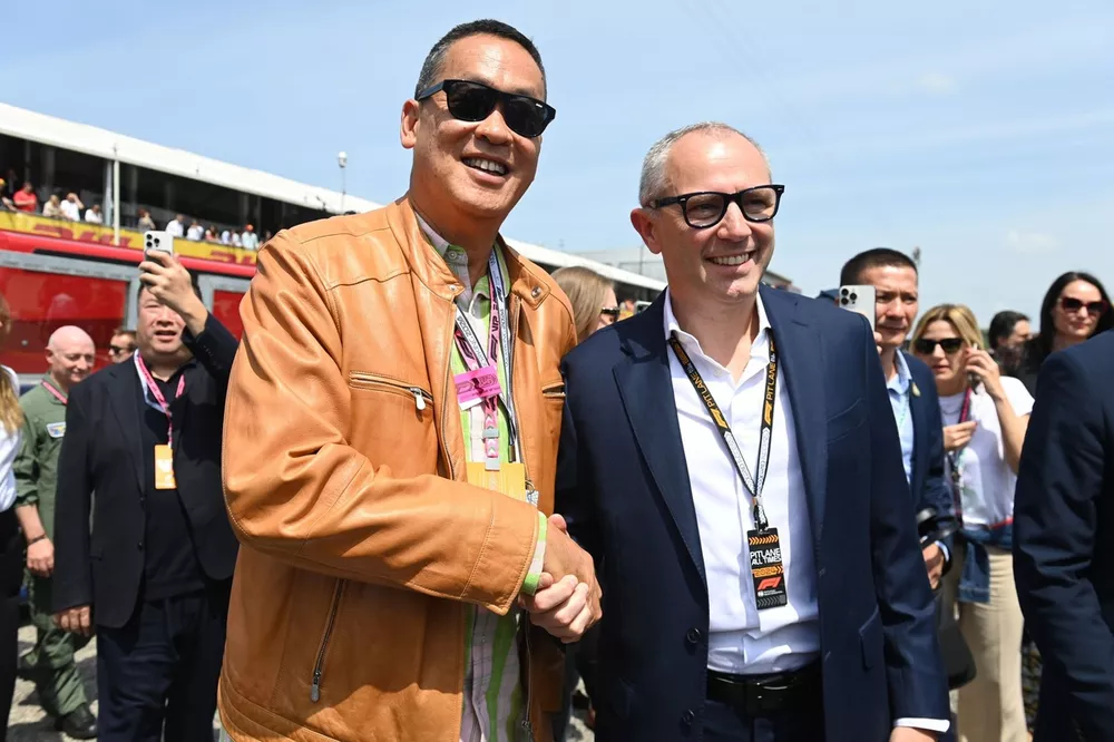 Srettha Thavisin, Primer Ministro de Tailandia, Stefano Domenicali, Consejero Delegado, Formula One Group 