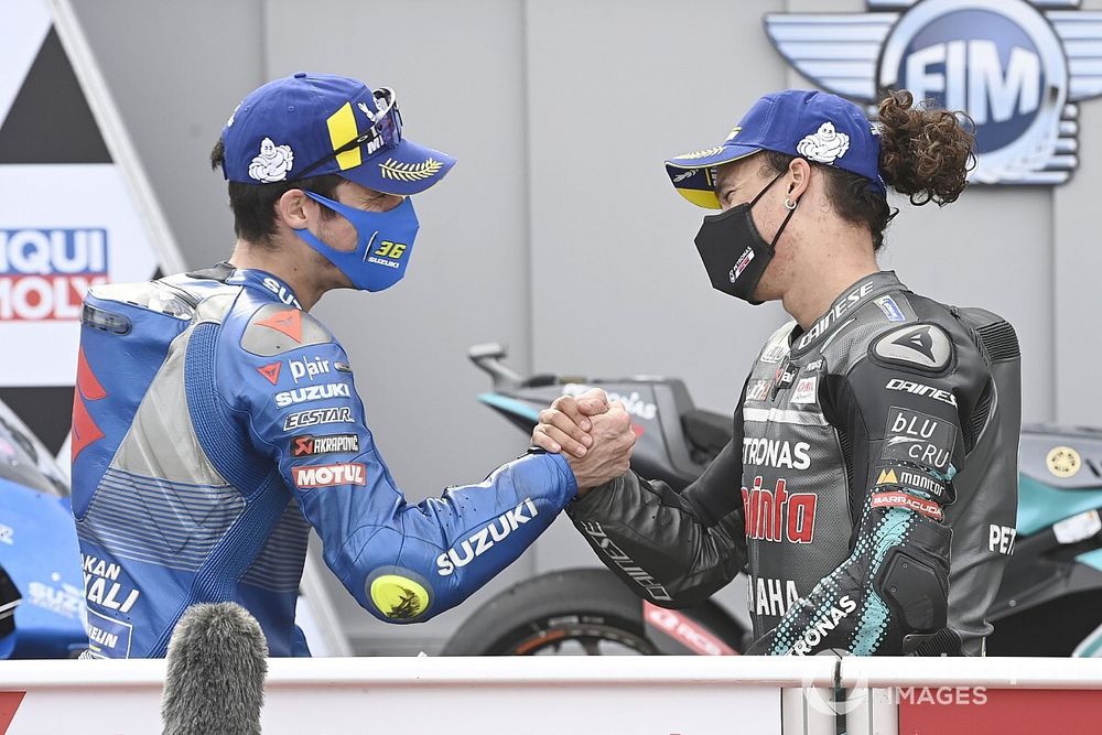 Franco Morbidelli, Petronas Yamaha SRT, Joan Mir, Team Suzuki MotoGP