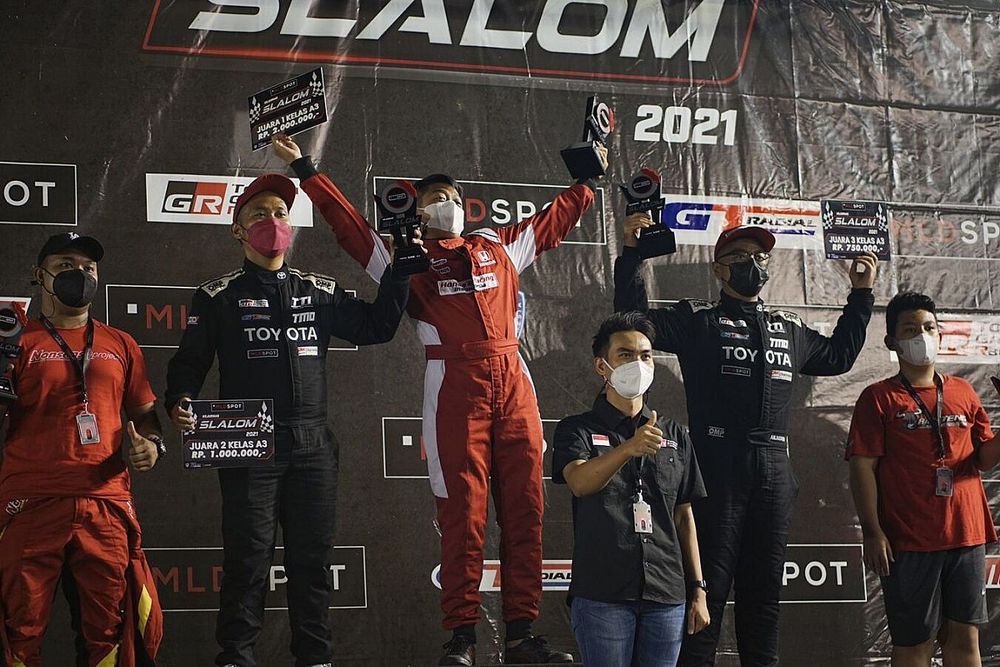 Anandyo Dwiki Naik Podium Tertinggi di Final Kejurnas Slalom 2021