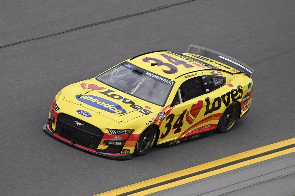Michael McDowell, Front Row Motorsports, Ford Mustang Love's Travel Stops