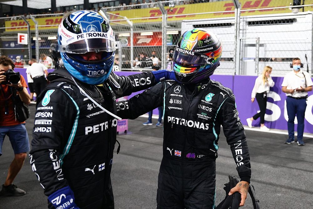 Hamilton: "Bottas es el mejor compañero que ha habido en F1"