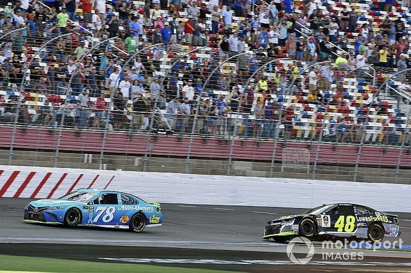 Truex fuming after Roval finish, calling it "last corner desperation"