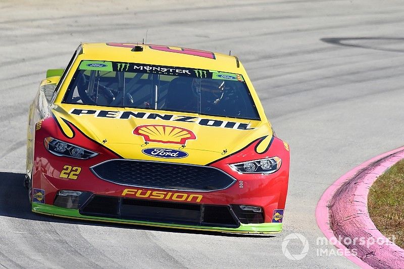 Joey Logano fends off Denny Hamlin for Stage 2 win