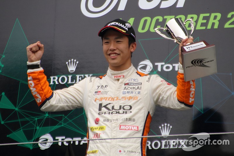 全日本F3王者の坪井翔「将来はル・マン24時間に挑戦してみたい」