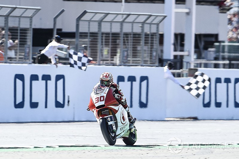【MotoGPコラム】最高峰クラス昇格決定直後、中上が挙げた勝利の意味