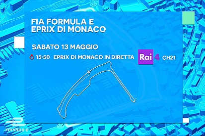 Ecco la programmazione TV dell’ePrix di Monaco