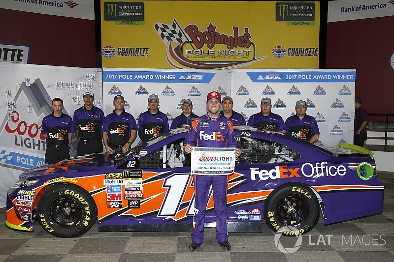 Hamlin e Kenseth regalano la prima fila a Charlotte al Joe Gibbs Racing