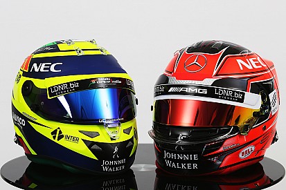 Photos - Les casques 2017 de Sergio Pérez et Esteban Ocon