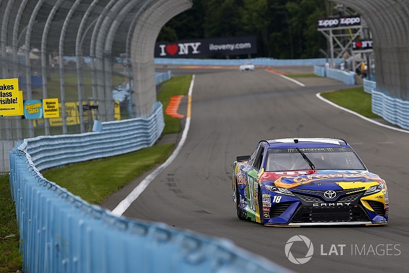 Kyle Busch lideró la primera práctica en Watkins Glen
