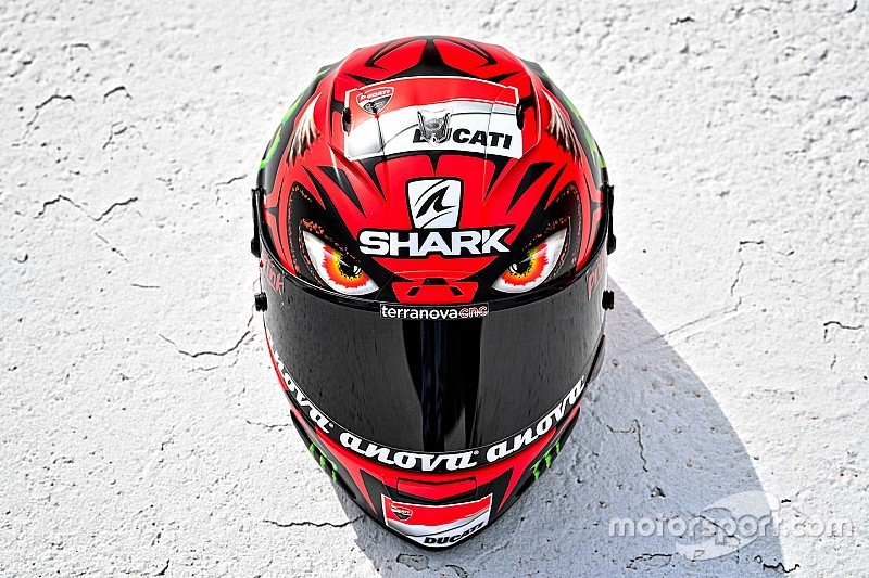 Ducati: Lorenzo presenta "Diablo", il nuovo casco per il GP d'Austria