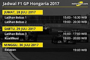 Jadwal lengkap F1 GP Hongaria 2017