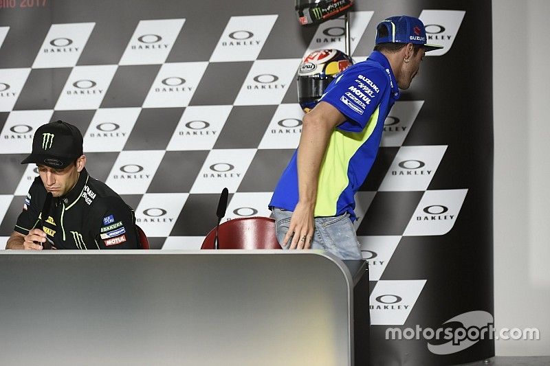 Andrea Iannone, Team Suzuki MotoGP, abandono temprano