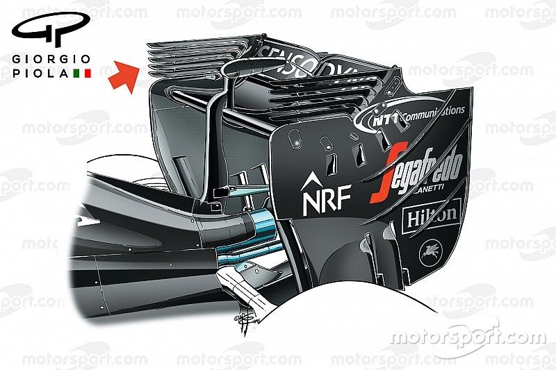 Sayap belakang McLaren MP4/31, GP Malaysia