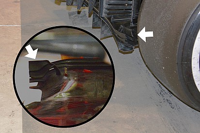Bite-size tech: Ferrari SF16-H diffuser and diffuser winglets