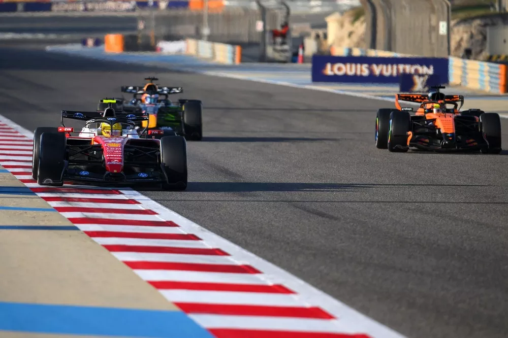 Lewis Hamilton, Ferrari, Oscar Piastri, McLaren, Max Verstappen, Red Bull Racing