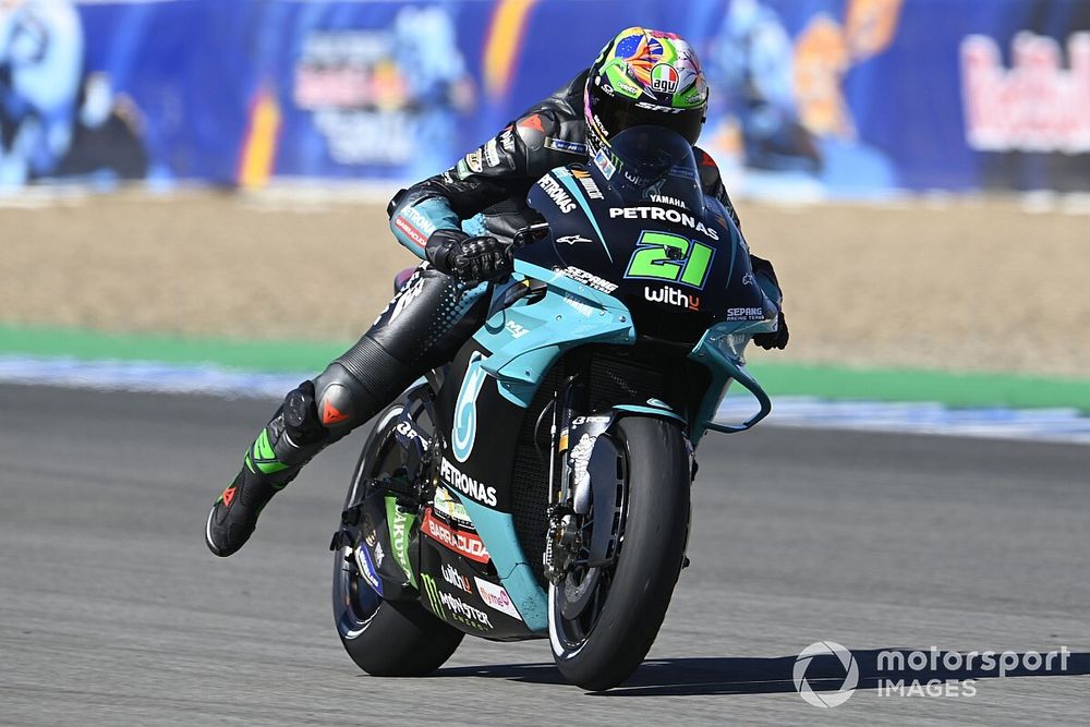 Езда на инстинктах помогла Морбиделли стать 2-м в квалификации MotoGP в Хересе