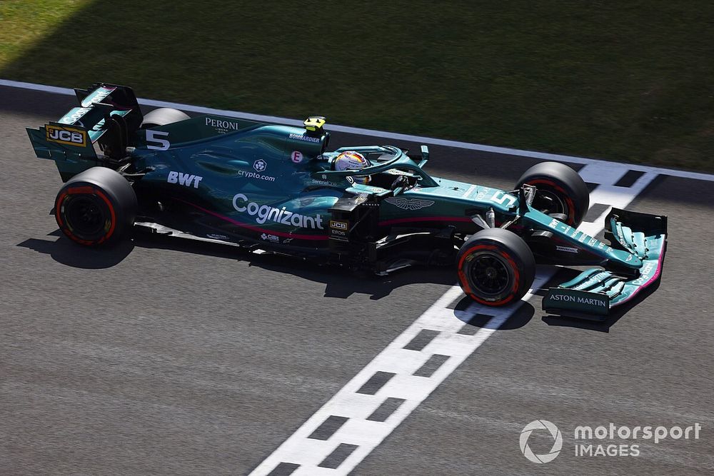 Aston Martin geeft in Spanje ook Vettel upgrades
