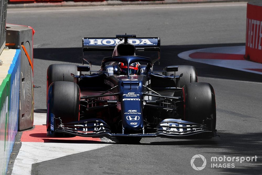 F1アゼルバイジャンFP3速報:アルファタウリ・ホンダのガスリー首位、角田裕毅は8番手