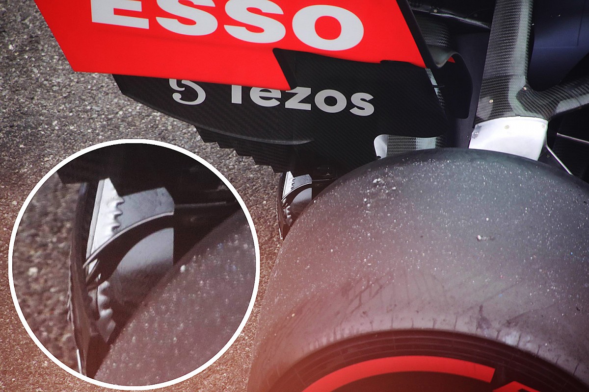 Red Bull: ci sono i denti di squalo anche all'interno del diffusore!