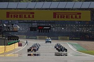 Startopstelling voor F1 Grand Prix van Groot-Brittannië