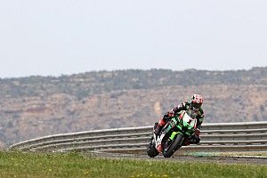 Aragon WSBK: Rea leads Kawasaki 1-2 in damp Superpole race