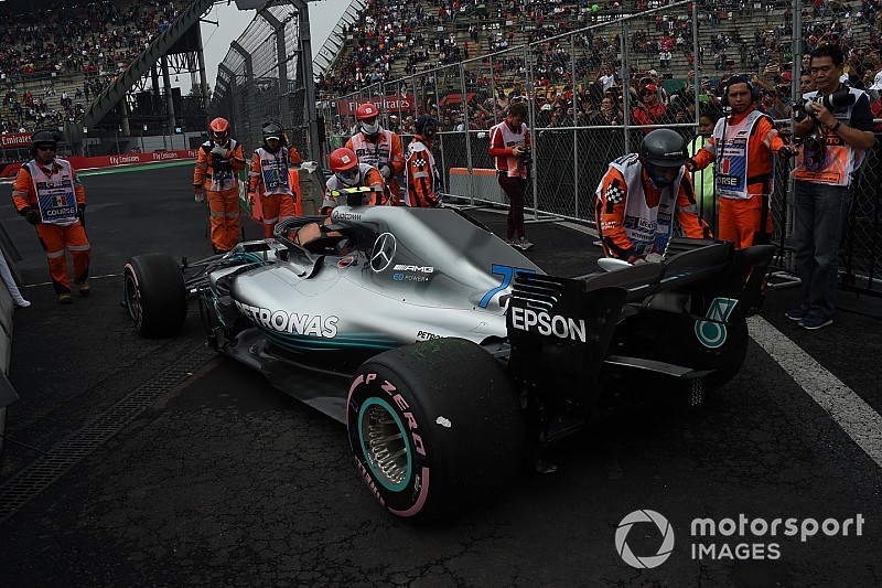 Mercedes: El motor de Hamilton está a salvo de la "inusual" falla de Bottas