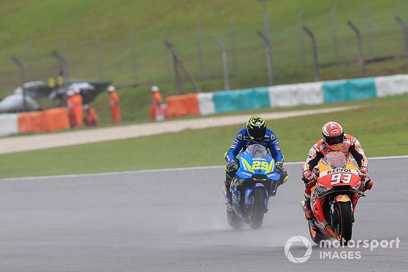 Marc Marquez, Repsol Honda Team, Andrea Iannone, Team Suzuki MotoGP