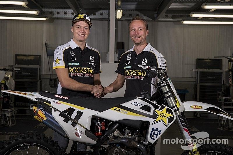 Jonass, el rival de Prado en MX2, da el salto a MXGP de la mano de Raikkonen